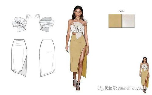 服裝款式圖與設計展示面板 效果圖vs款式圖對照板在網絡技術開發中的應用